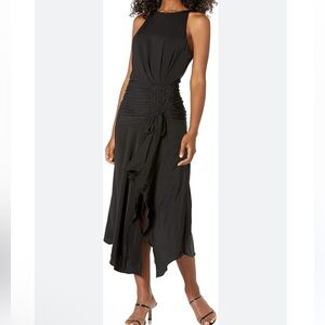 Ramy Brook Black Lana Corset Dress NWT
